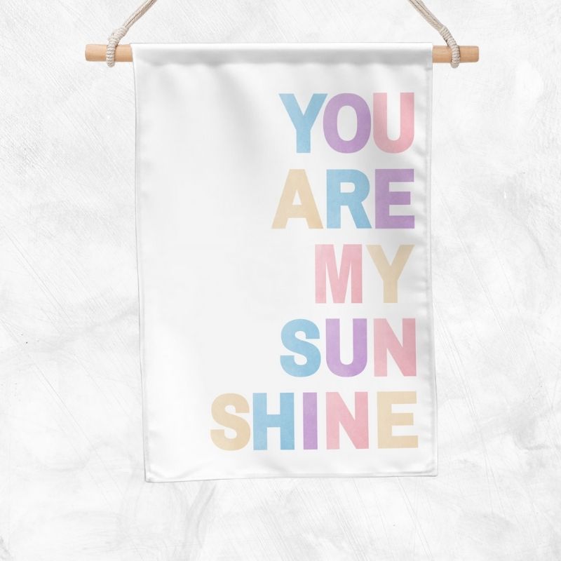You Are My Sunshine Banner (Unicorn)