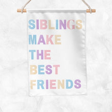 Load image into Gallery viewer, Siblings Make The Best Friends Banner (Unicorn)
