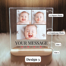 Load image into Gallery viewer, Personalized Photo Night Light
