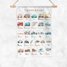 Load image into Gallery viewer, Transport Alphabet Educational Banner
