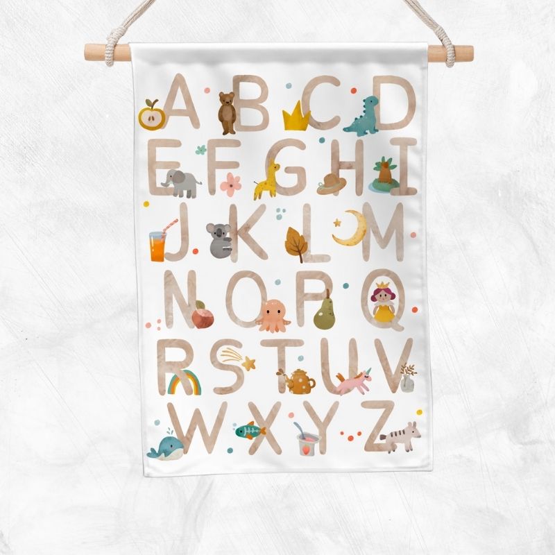 Boho Alphabet Educational Banner