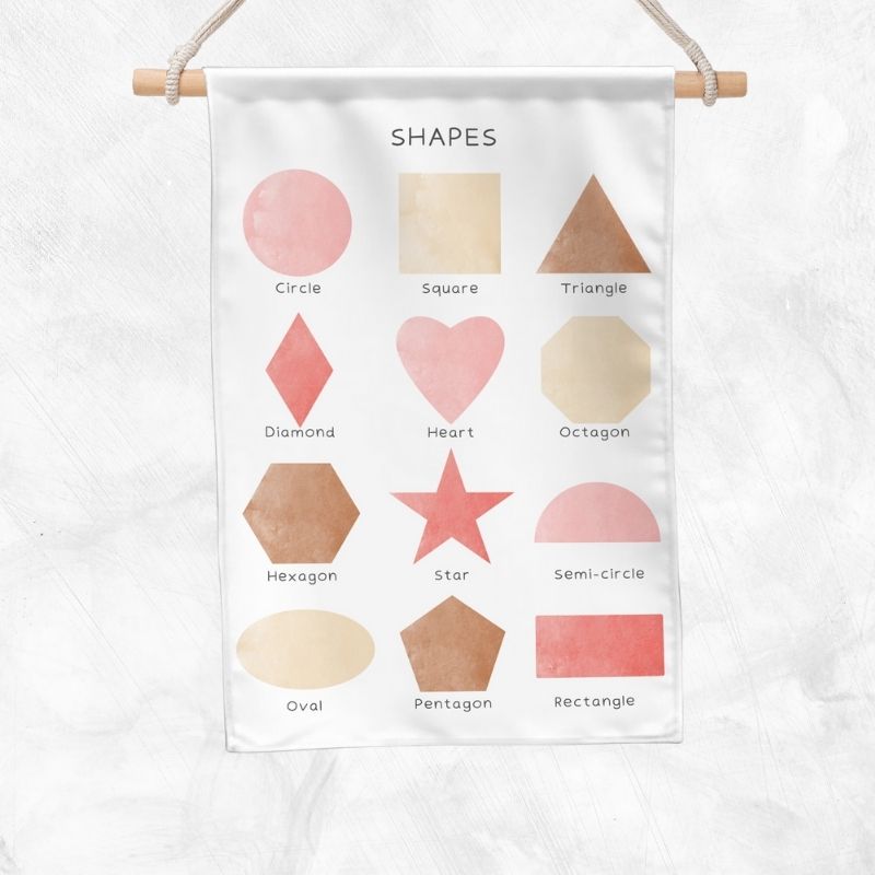 Shapes Educational Banner (Pink)