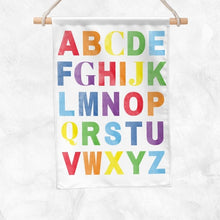 Load image into Gallery viewer, Alphabet Educational Banner (Rainbow)
