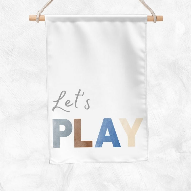 Let's Play Banner (Blue)