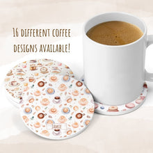 Load image into Gallery viewer, Coffee Cup Design Coaster
