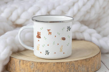 Load image into Gallery viewer, Woodland Enamel Cup

