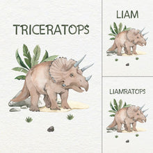 Load image into Gallery viewer, Personalized Dinosaur Print
