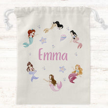 Load image into Gallery viewer, Mermaid Canvas Pouch

