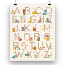 Load image into Gallery viewer, Boho Alphabet Poster
